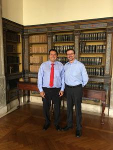 Con Iñigo Salvador, Procurador del Ecuador y Miembro del CJI