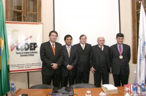 Con Martín Santivañez, Rafael Domingo, Roberto Ruíz Díaz Labrano y Ramón Silva Alonso